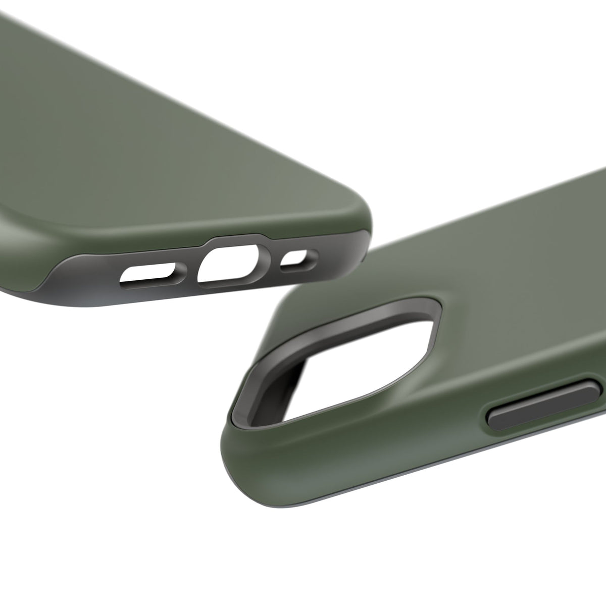 Impact-Resistant Phone Case — Military Green Protective Shockproof Cover