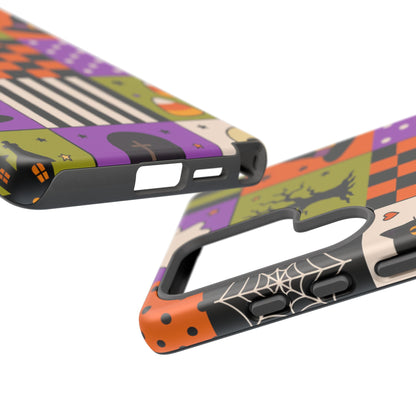 Protective Phone Case – Spooky Patchwork
