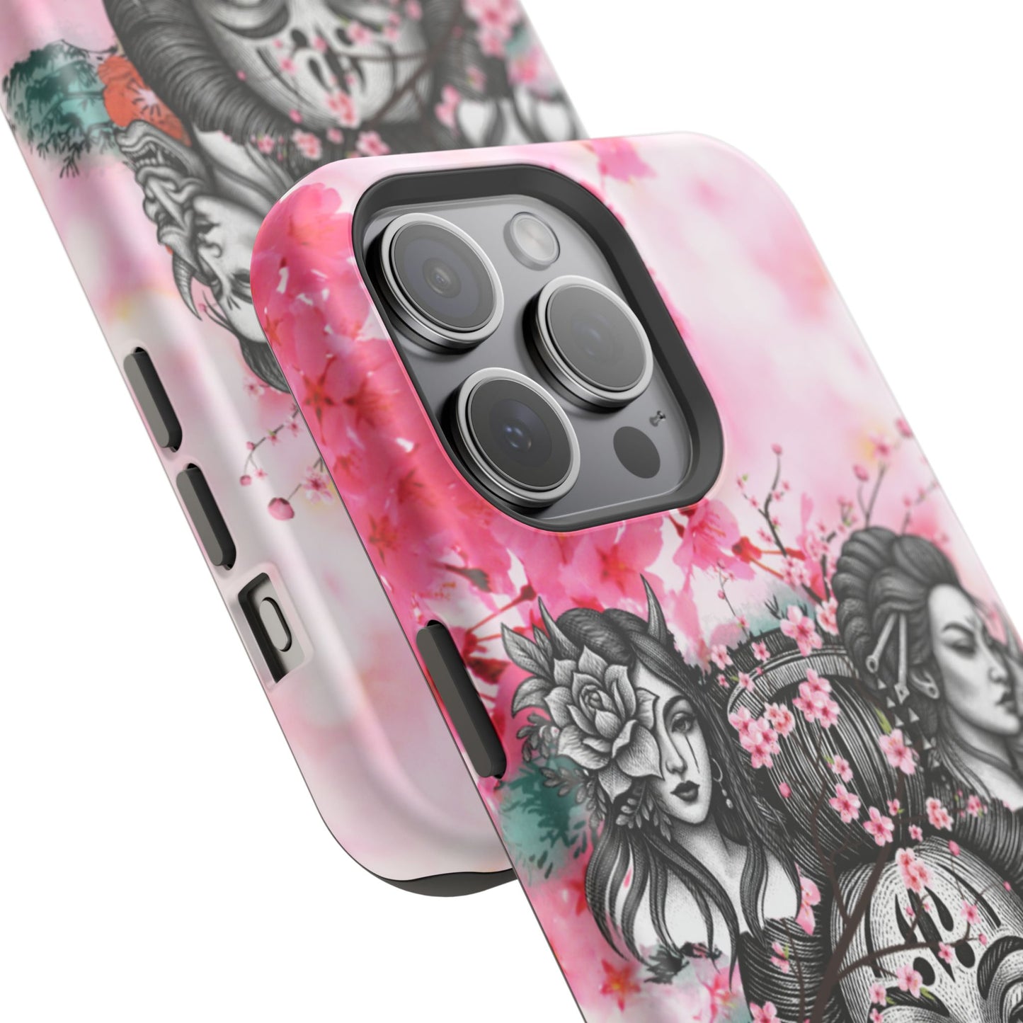 Wireless-Charging Compatible Case – Blossom & Thorn
