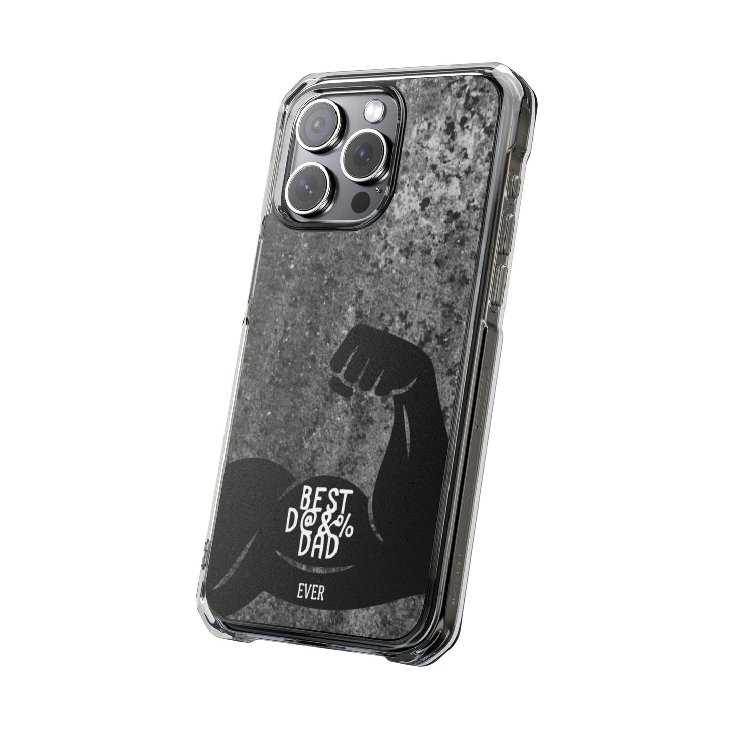 Clear Magnetic Phone Case – Best Dad Ever