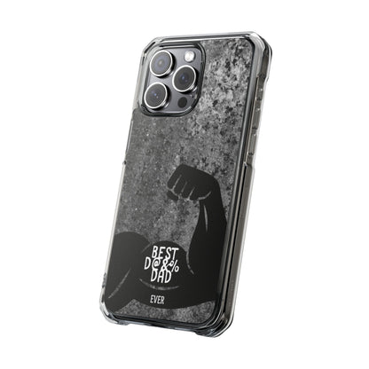 Clear Magnetic Phone Case – Best Dad Ever
