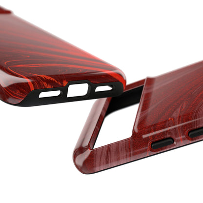 Protective Phone Case – Crimson Current