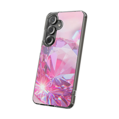 Clear Phone Case – Pink Ice