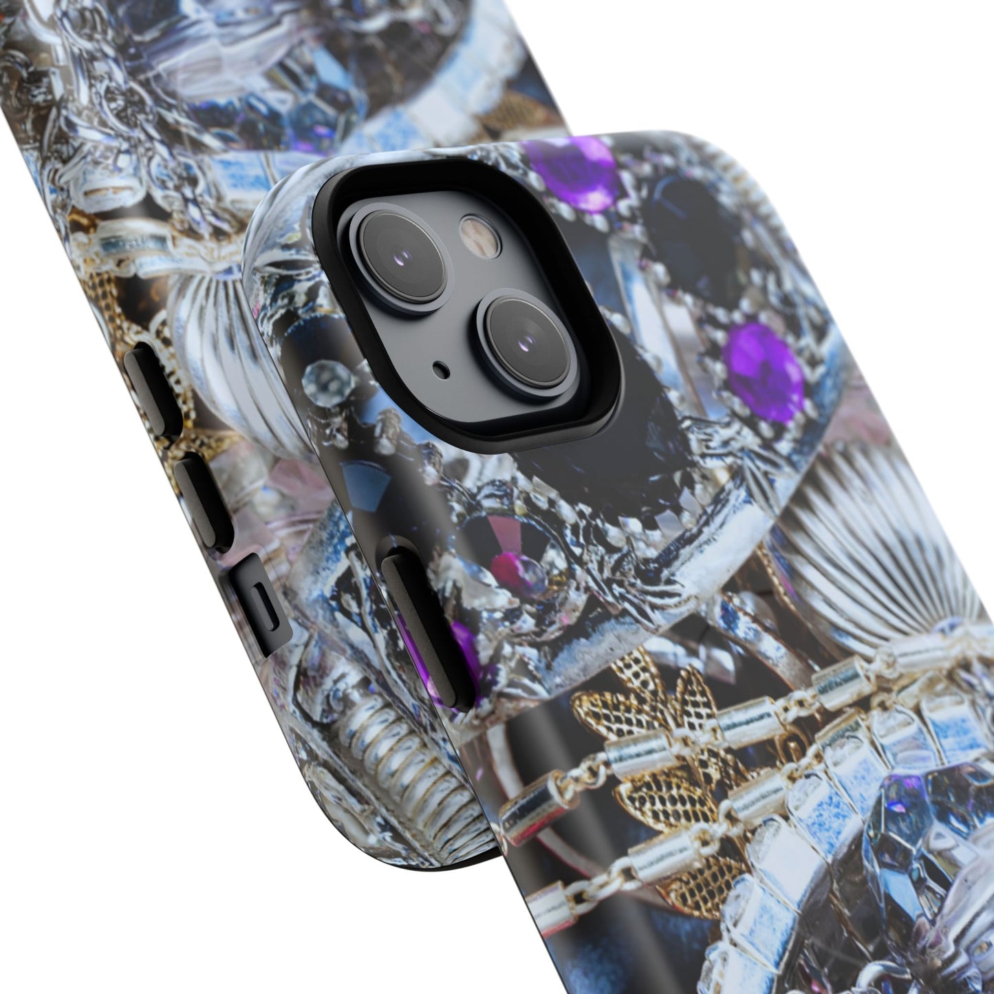 Protective Magnetic Phone Case – Chrome Jewel