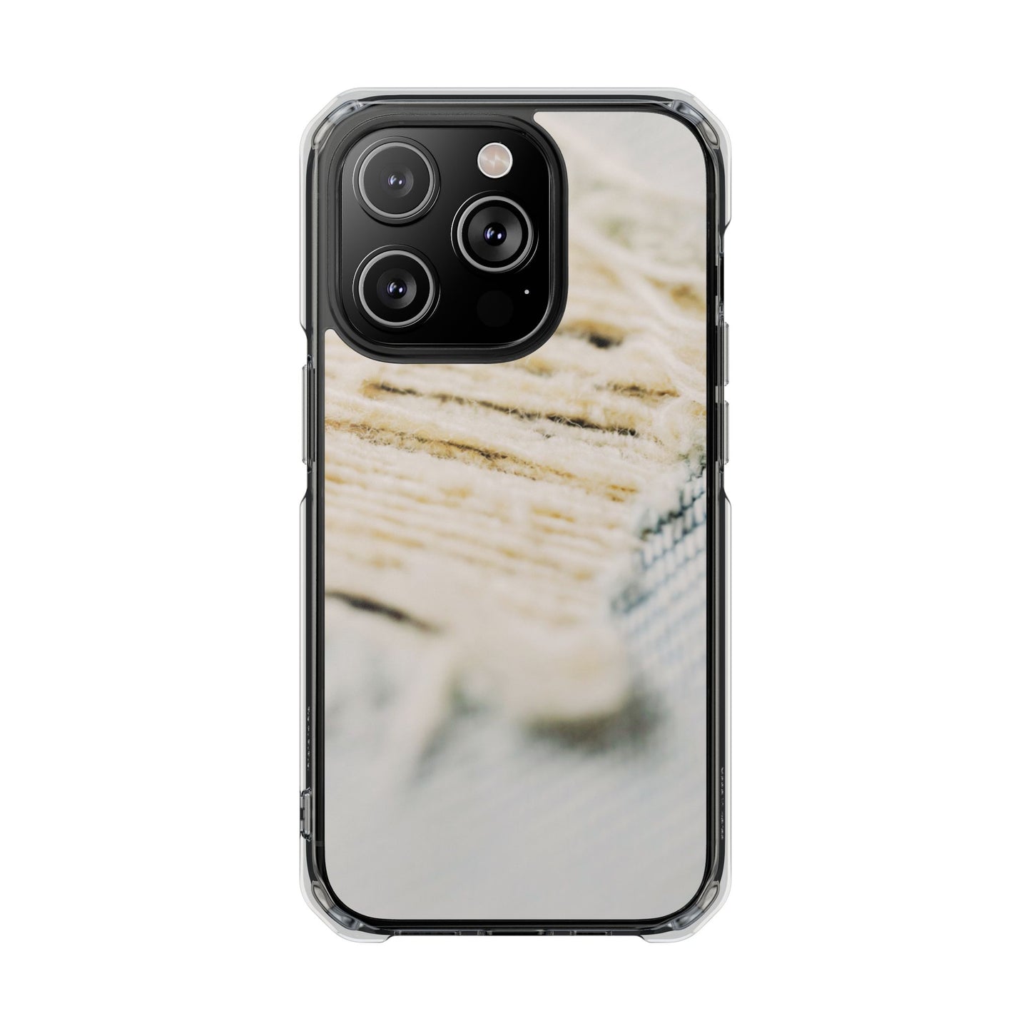 Clear Magnetic Phone Case – Woven Warmth