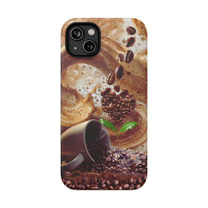 Impact-Resistant Phone Case – Love at First Sip – Compatible with iPhone 11–17 & Samsung Galaxy S22–S26 Series