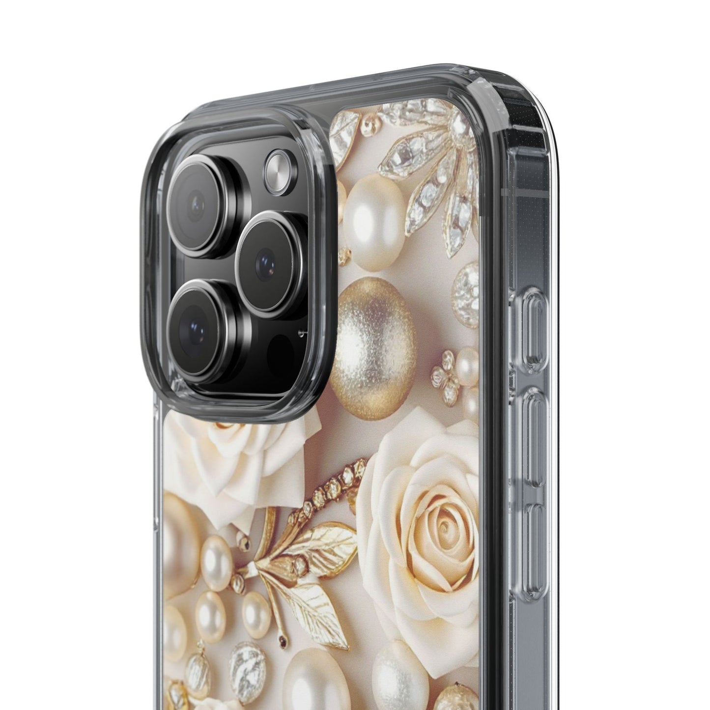 Clear Phone Case – Ivory Opulence
