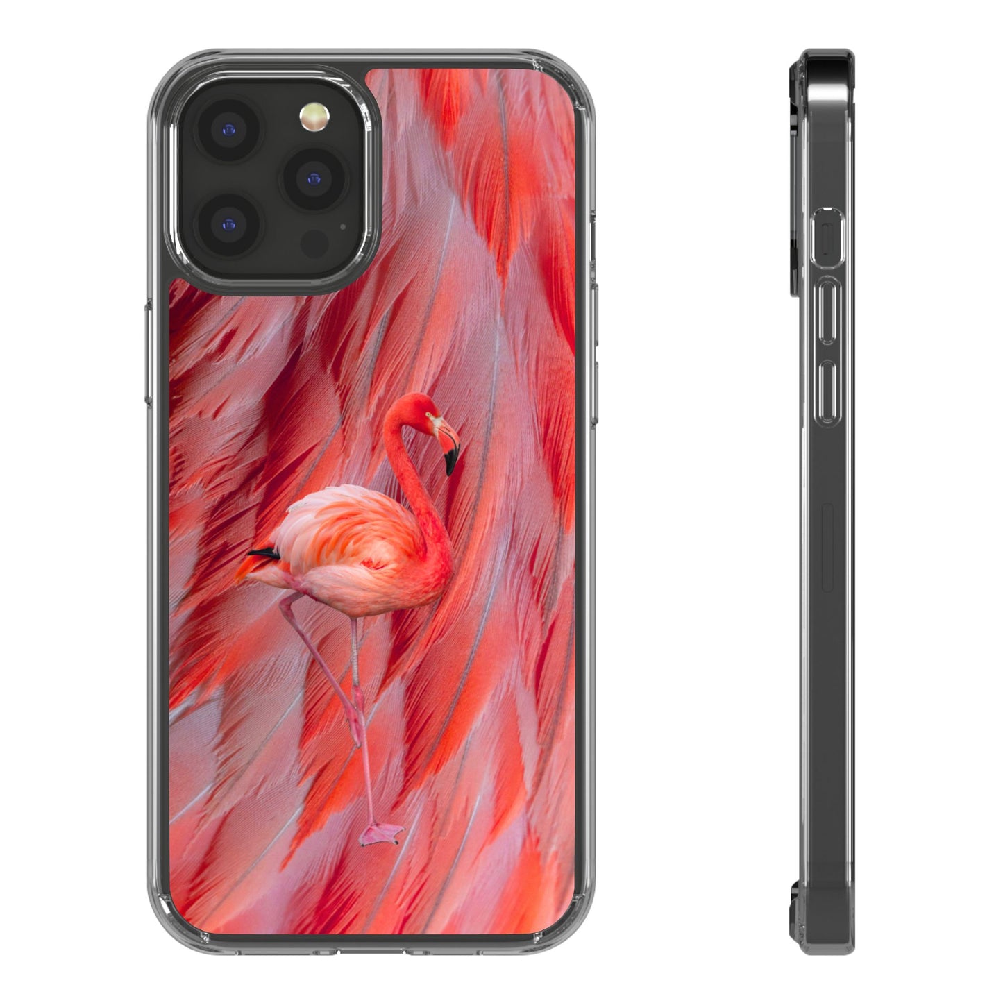 Clear Phone Case – Scarlet Plume