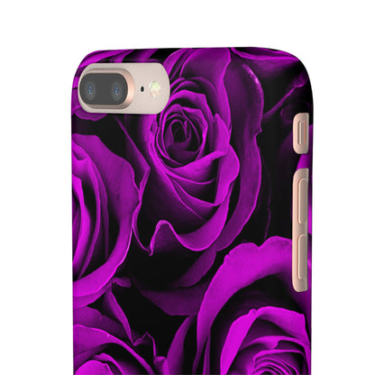 Snap Phone Case – Amethyst Roses