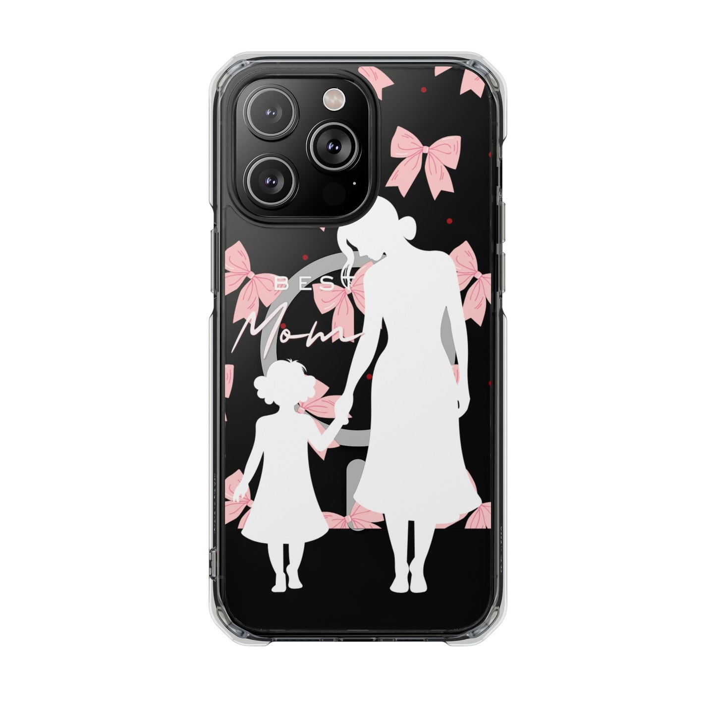 Clear Magnetic Phone Case – Best Mom: My Little Girl