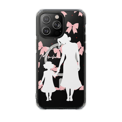Clear Magnetic Phone Case – Best Mom: My Little Girl