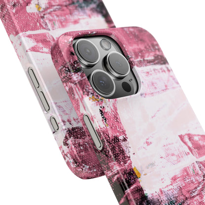 Slim Phone Case – Faded Cranberry – Compatible with iPhone 11–17 Series