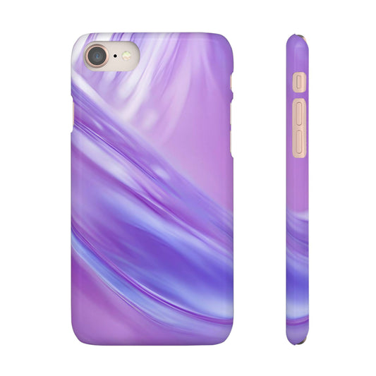 Snap Phone Case – Lavender Wave