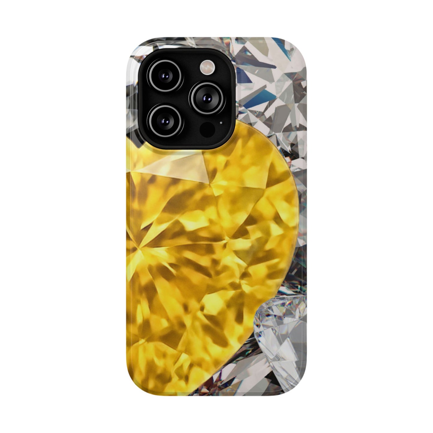 Impact-Resistant Phone Case – Heart of Gold