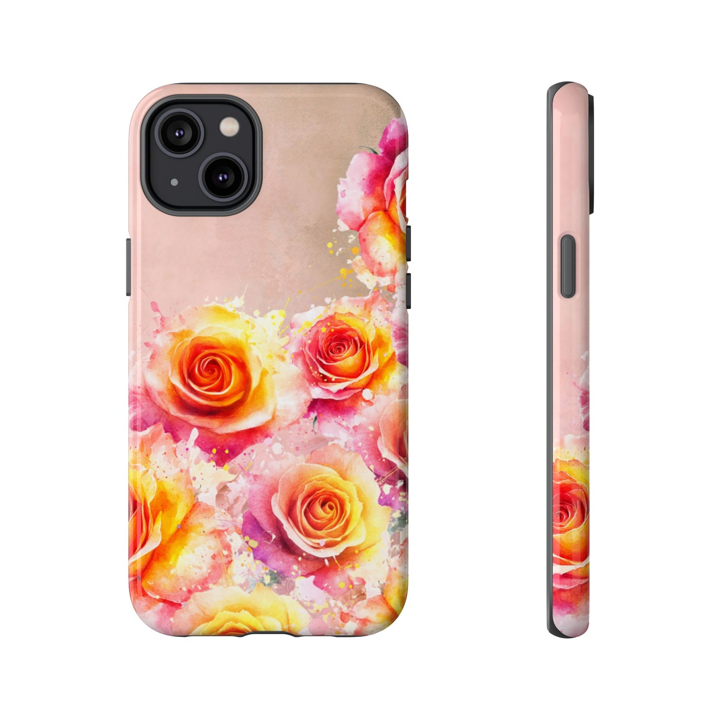 Protective Phone Case – Sunset Roses