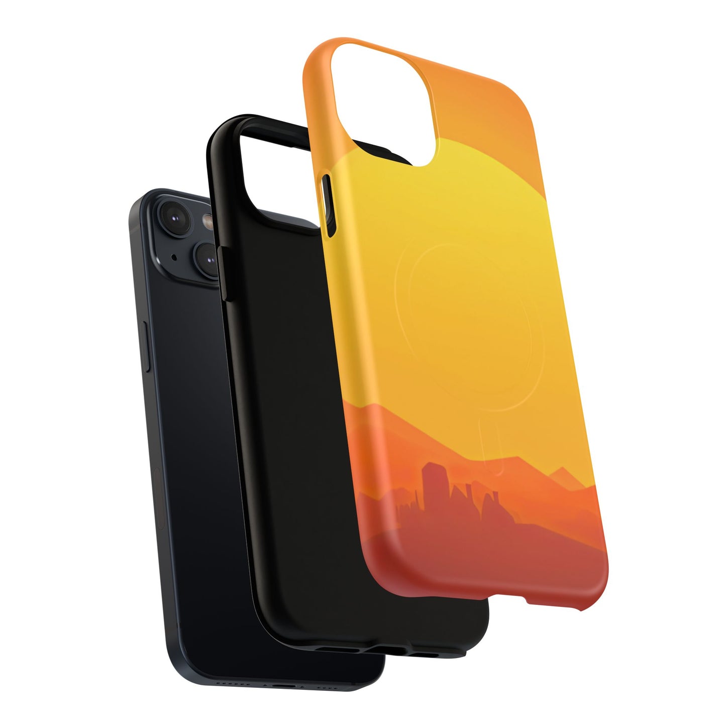 Protective Magnetic Phone Case — Desert Sunrise