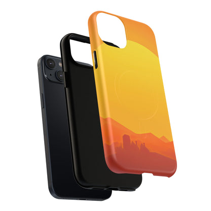 Protective Magnetic Phone Case — Desert Sunrise