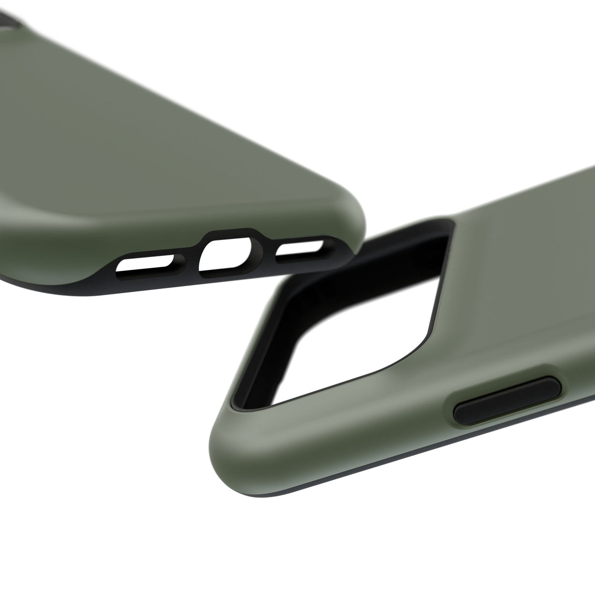 Impact-Resistant Phone Case — Military Green Protective Shockproof Cover