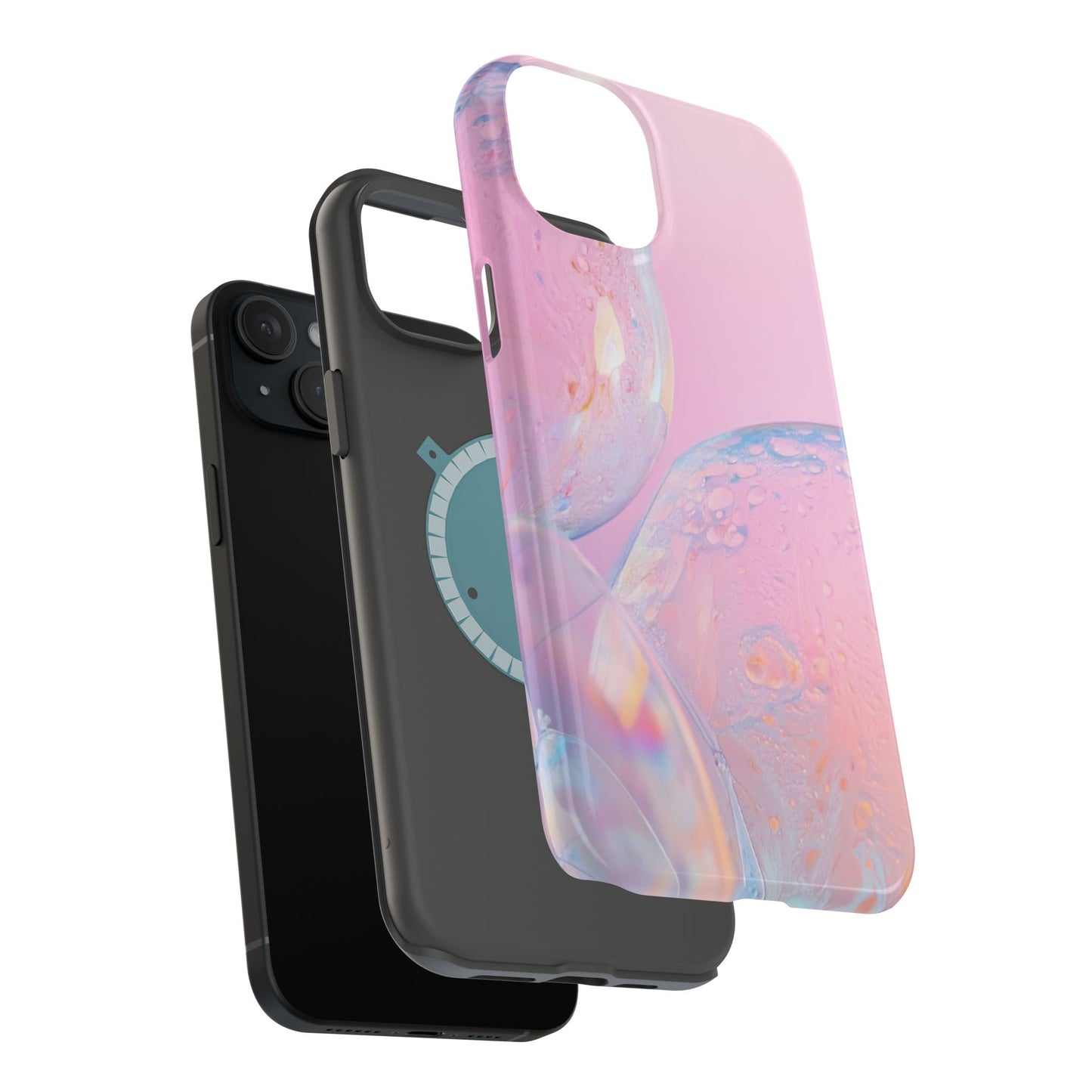 Wireless-Charging Compatible Case – Sugar Bubbles