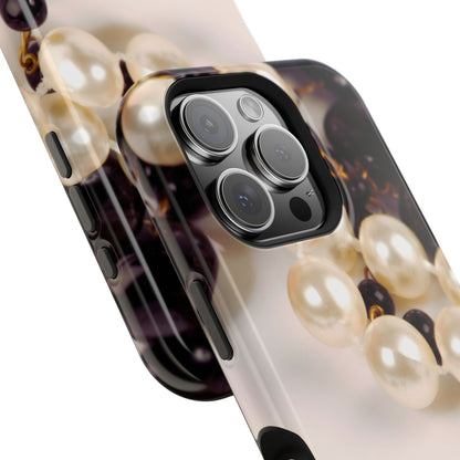 Wireless-Charging Compatible Case – Noir Pearl