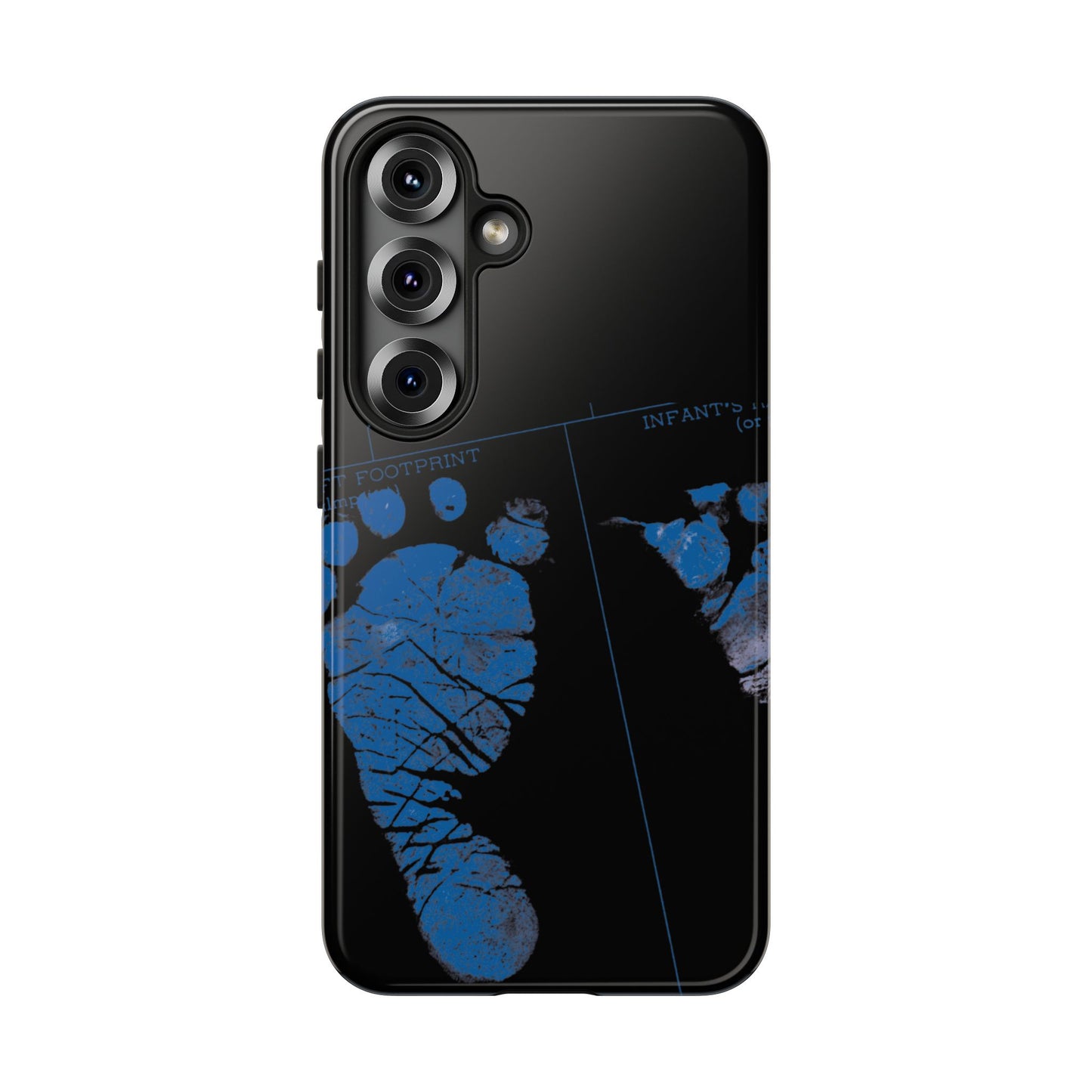 Protective Phone Case – Mom’s Little Blue Footprints