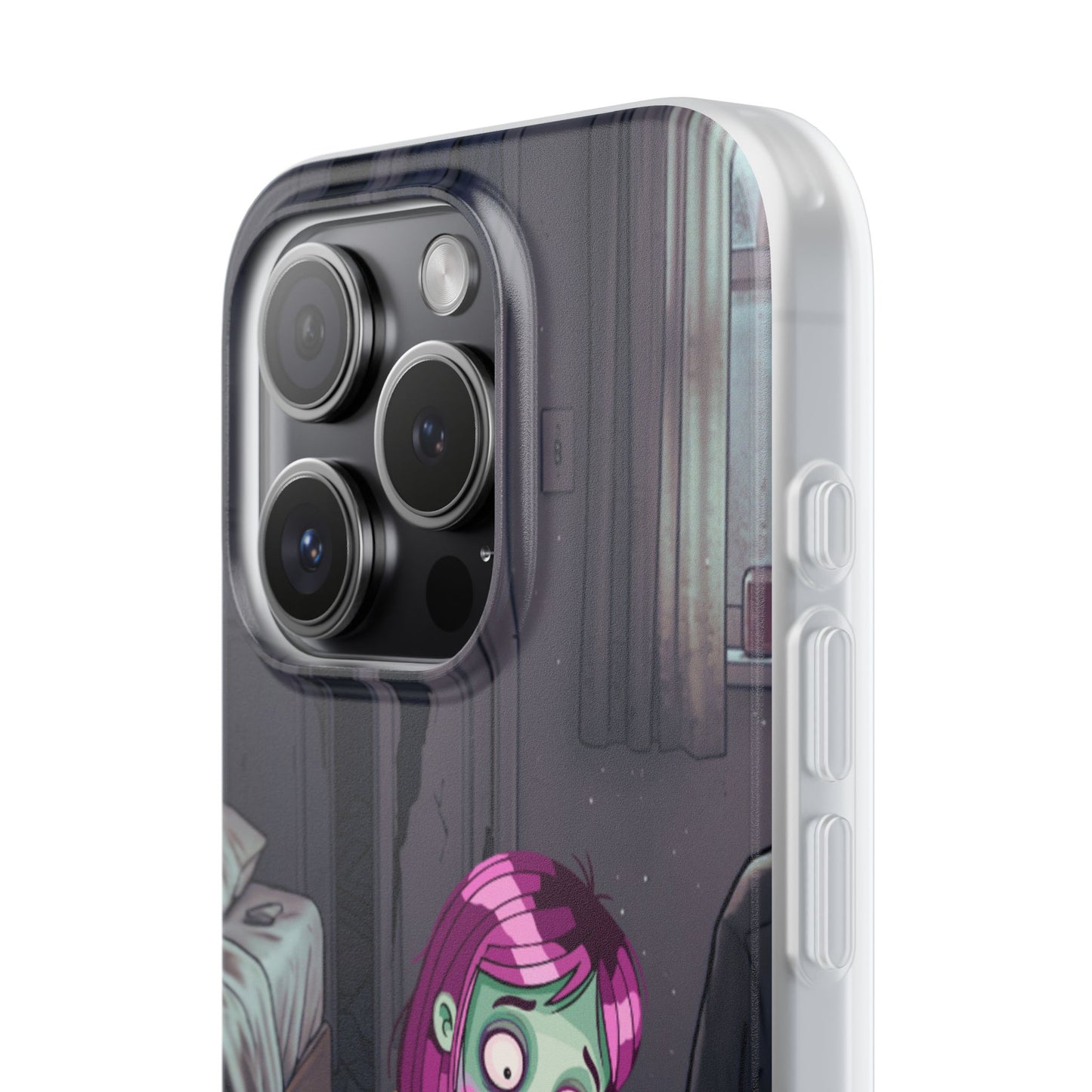 Zombie Girl Phone Case — Cute Creepy Cartoon Phone Cover