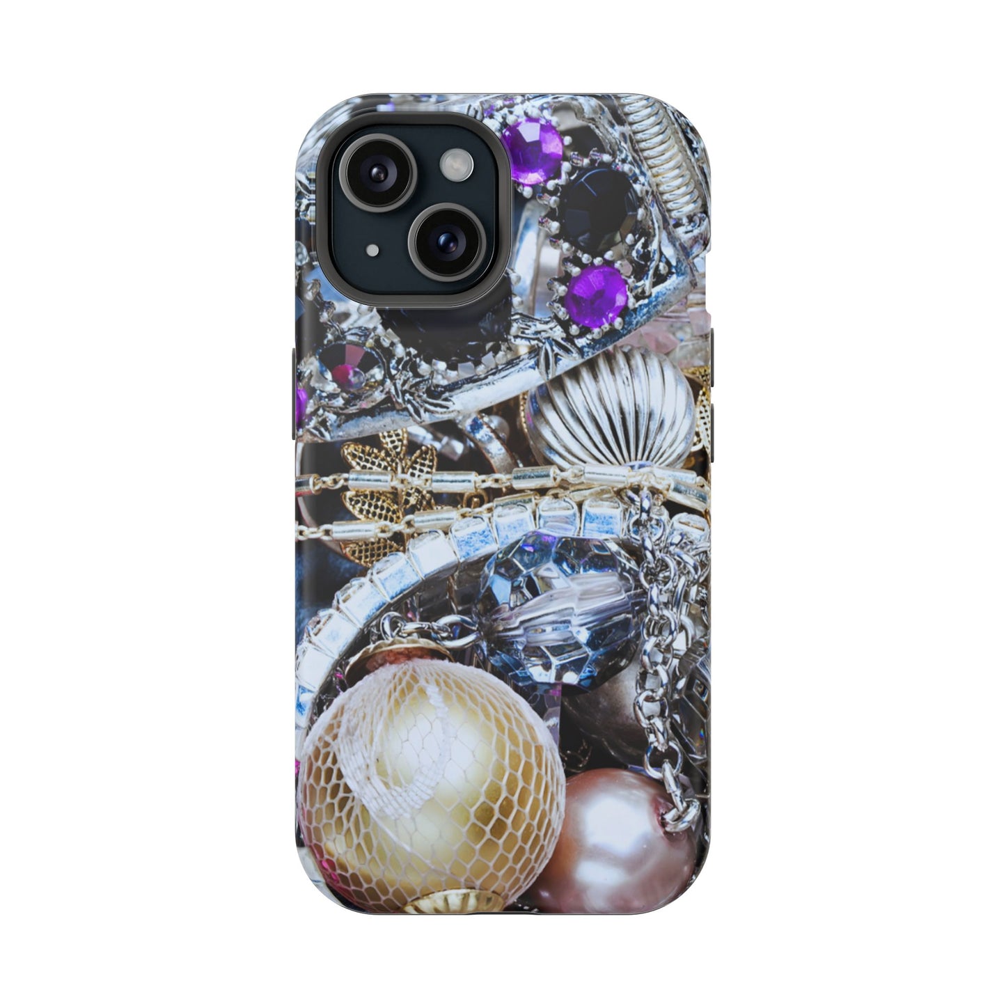 Wireless-Charging Compatible Case – Chrome Jewel