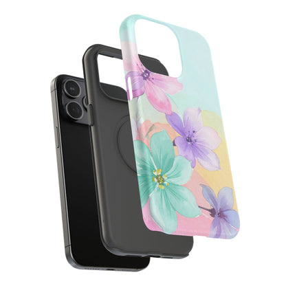 Impact-Resistant Phone Case – Water Petal