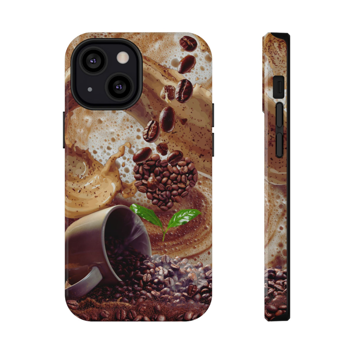 Impact-Resistant Phone Case – Love at First Sip – Compatible with iPhone 11–17 & Samsung Galaxy S22–S26 Series