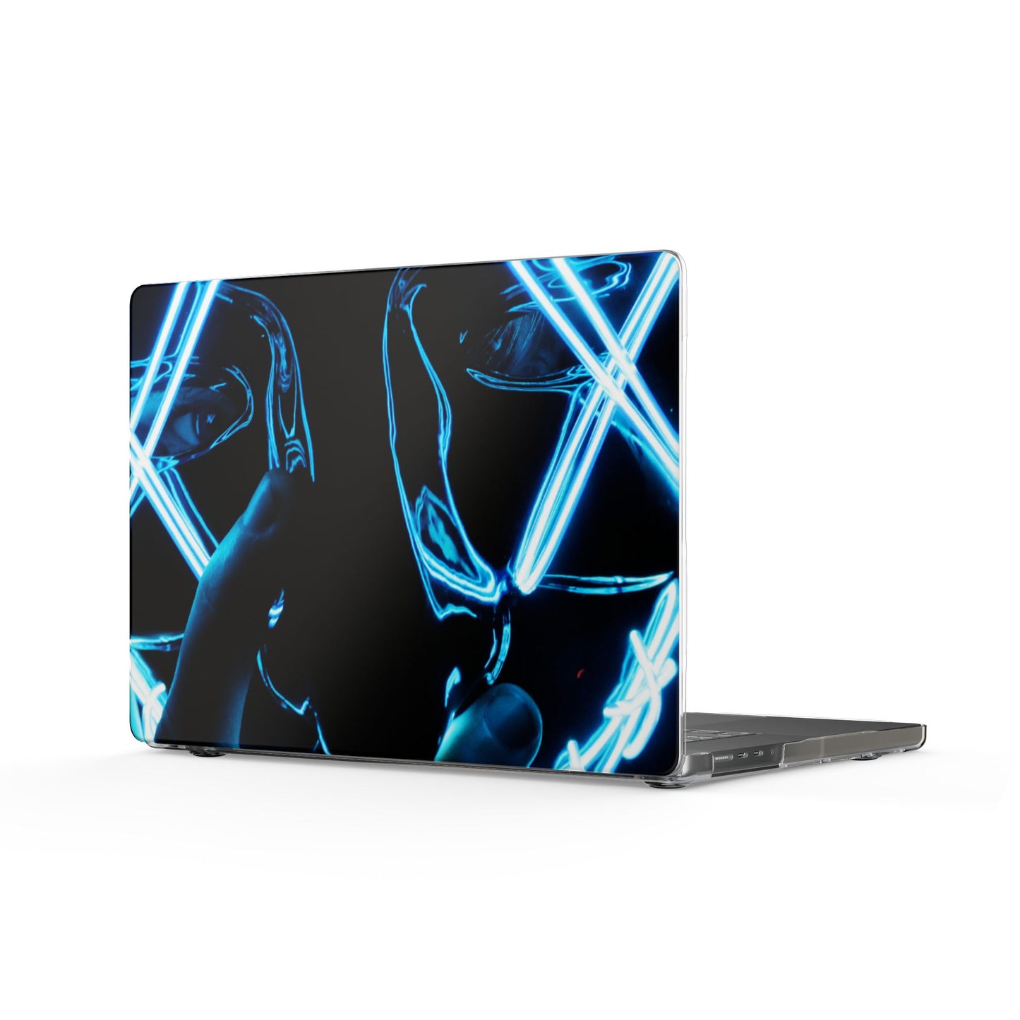 Clear Laptop Case – Neon Anarchy