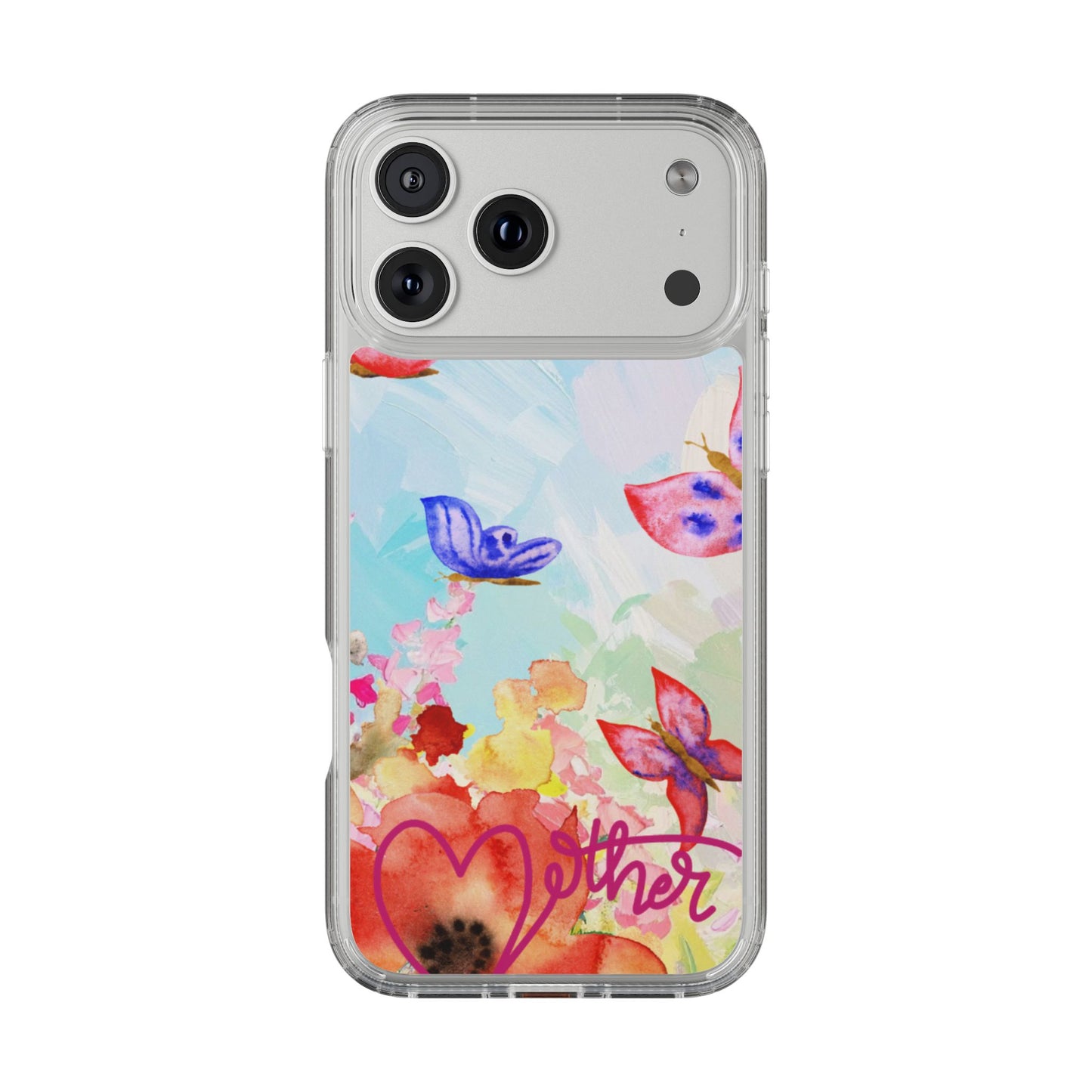 Clear Phone Case – Mother’s Flutter