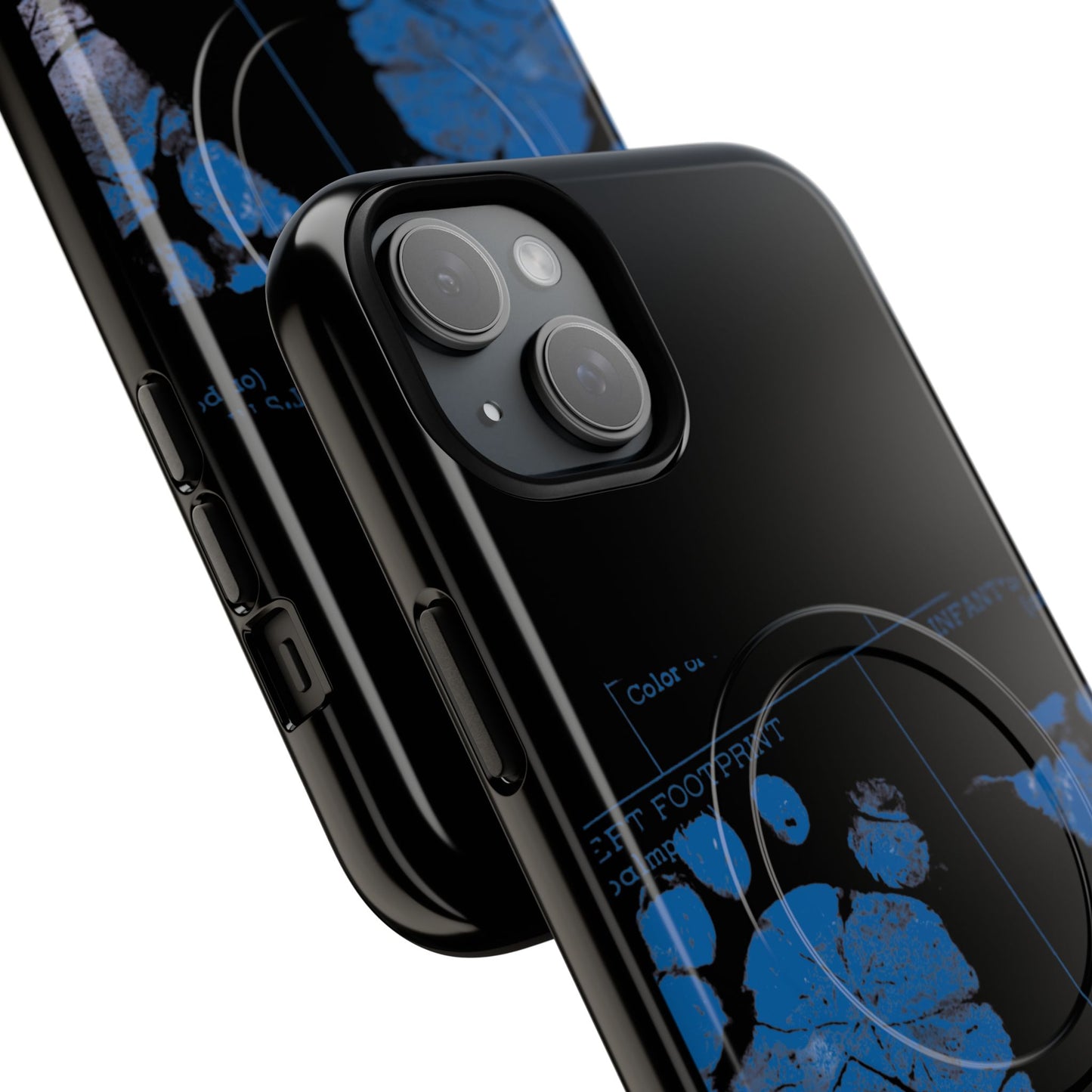 Protective Magnetic Phone Case – Mom’s Little Blue Footprints