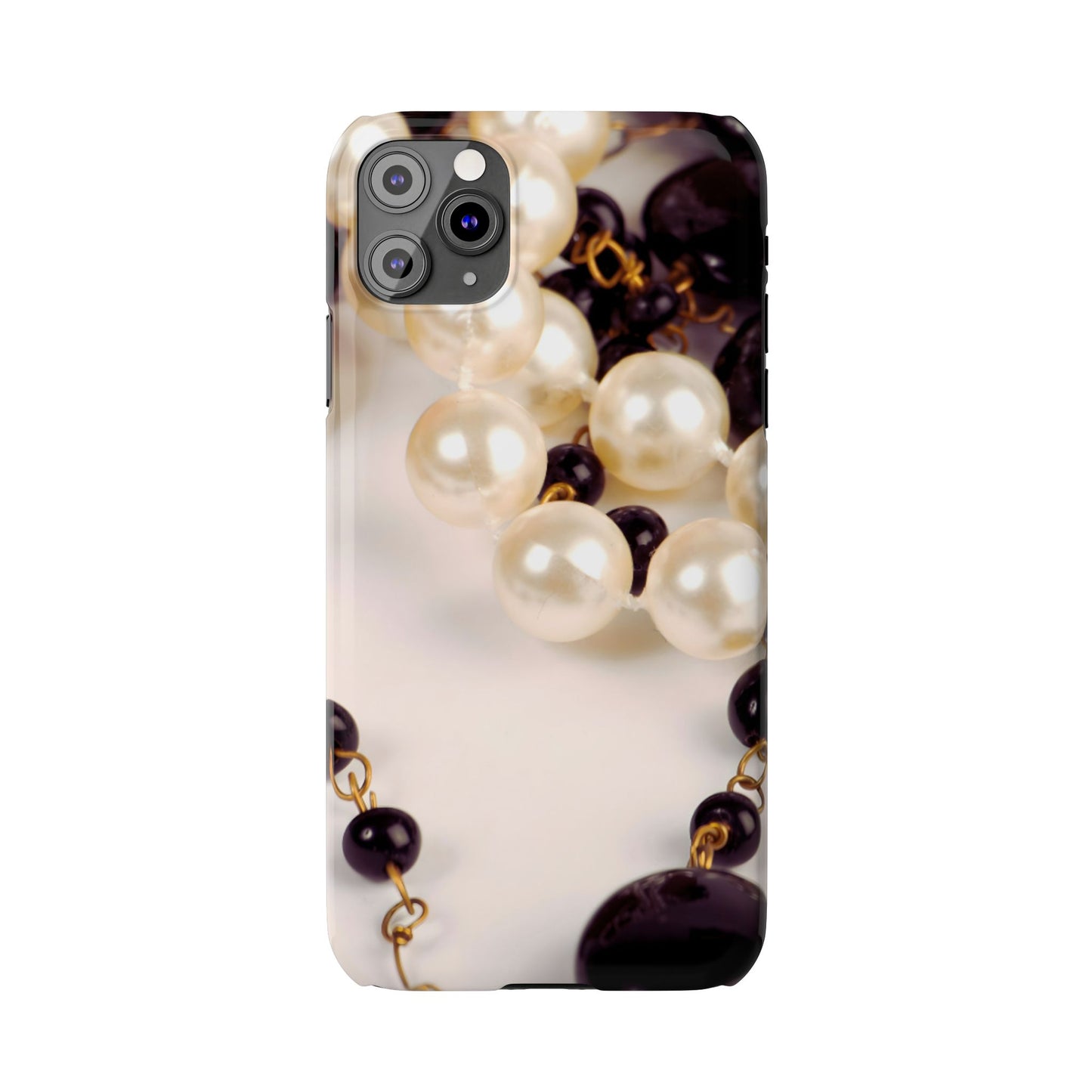 Slim Phone Case – Noir Pearl