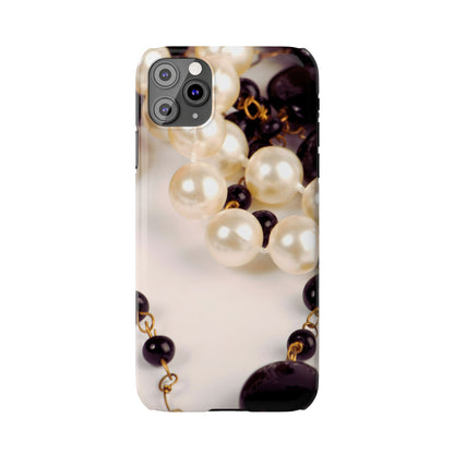 Slim Phone Case – Noir Pearl
