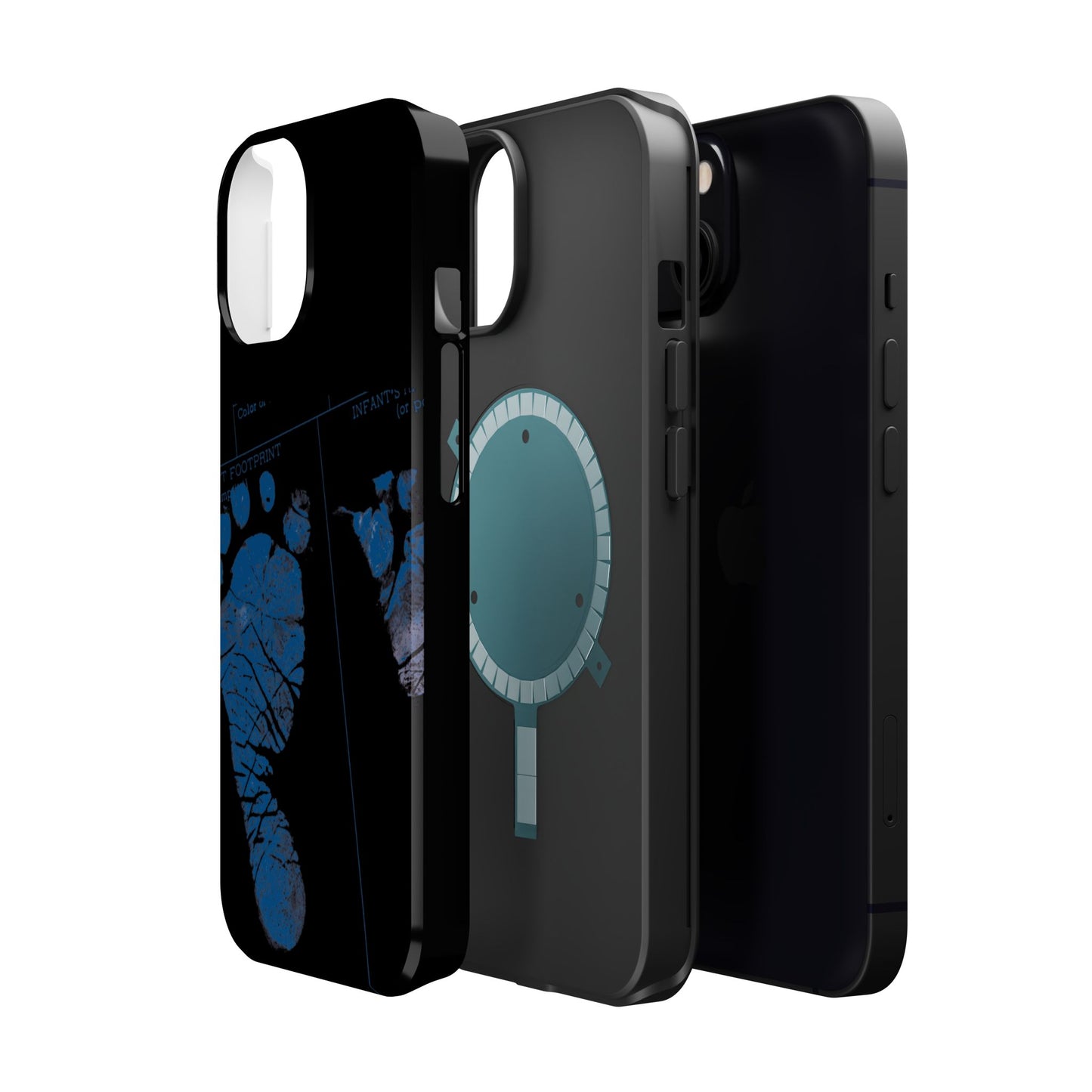 Wireless-Charging Compatible Case – Mom’s Little Blue Footprints