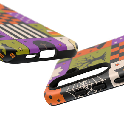 Protective Phone Case – Spooky Patchwork