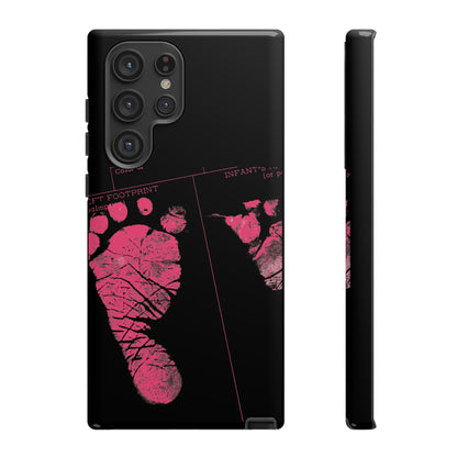 Protective Phone Case – Mom’s Little Pink Footprints
