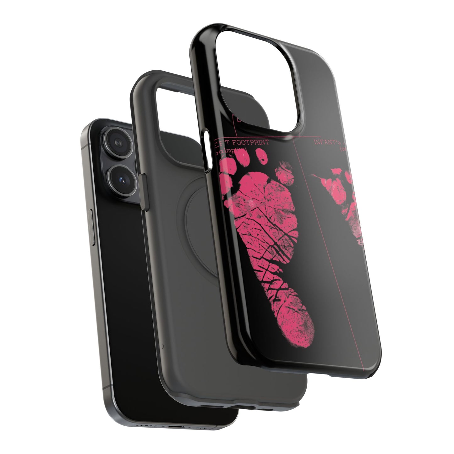 Wireless-Charging Compatible Case – Mom’s Little Pink Footprints