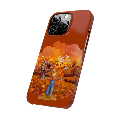 Slim Phone Case – Sweater Weather – Compatible with iPhone 11–17 Series