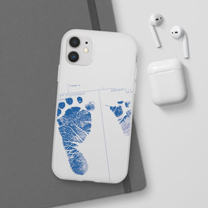 Flexi Case – Mom’s Little Blue Footprints