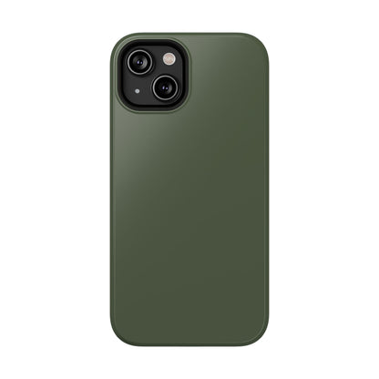 Impact-Resistant Phone Case — Military Green Protective Shockproof Cover