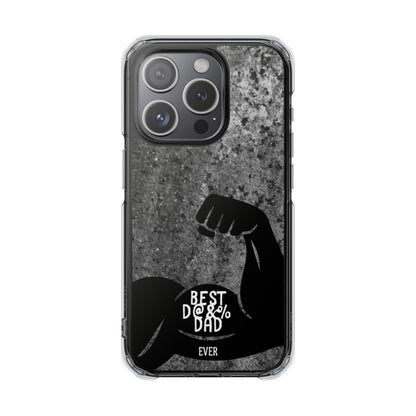 Clear Magnetic Phone Case – Best Dad Ever