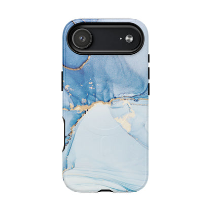 Protective Magnetic Phone Case – Blue Agate