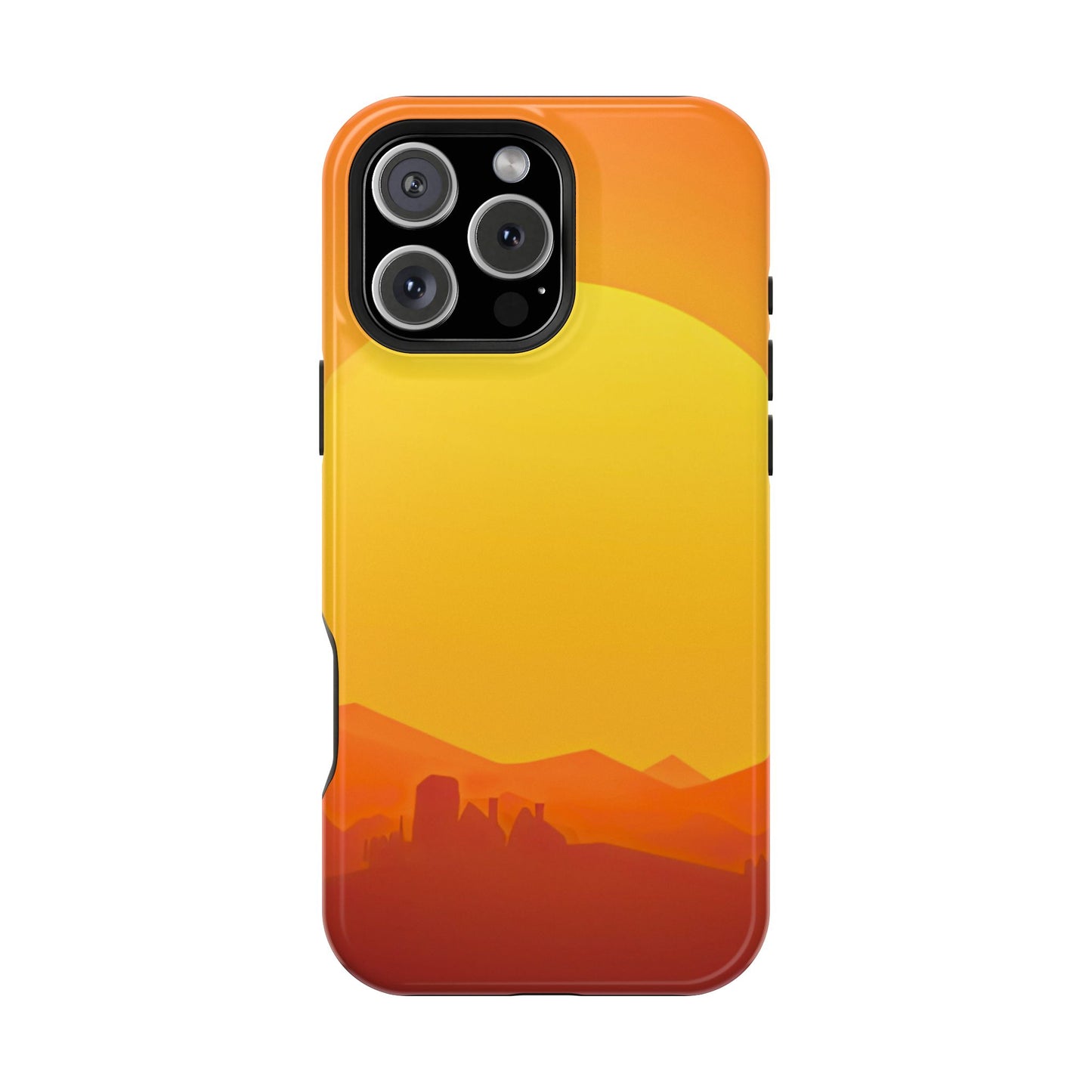 Wireless-Charging Compatible Case – Desert Sunrise