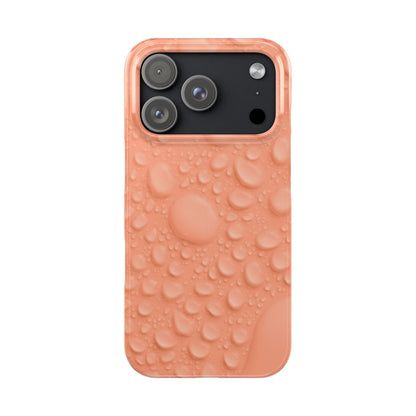 Slim Phone Case – Apricot Rain