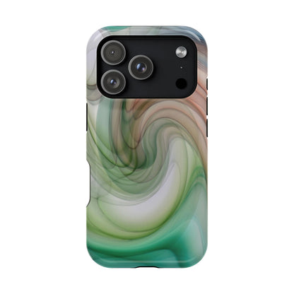 Impact-Resistant Phone Case – Marble Flow