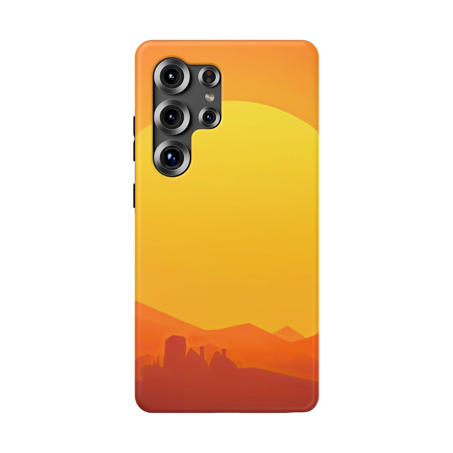Impact-Resistant Phone Case – Desert Sunrise