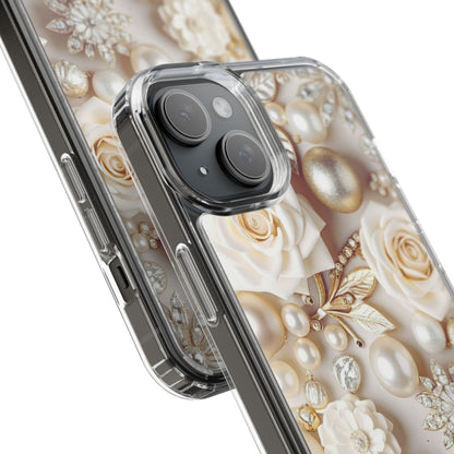 Clear Phone Case – Ivory Opulence