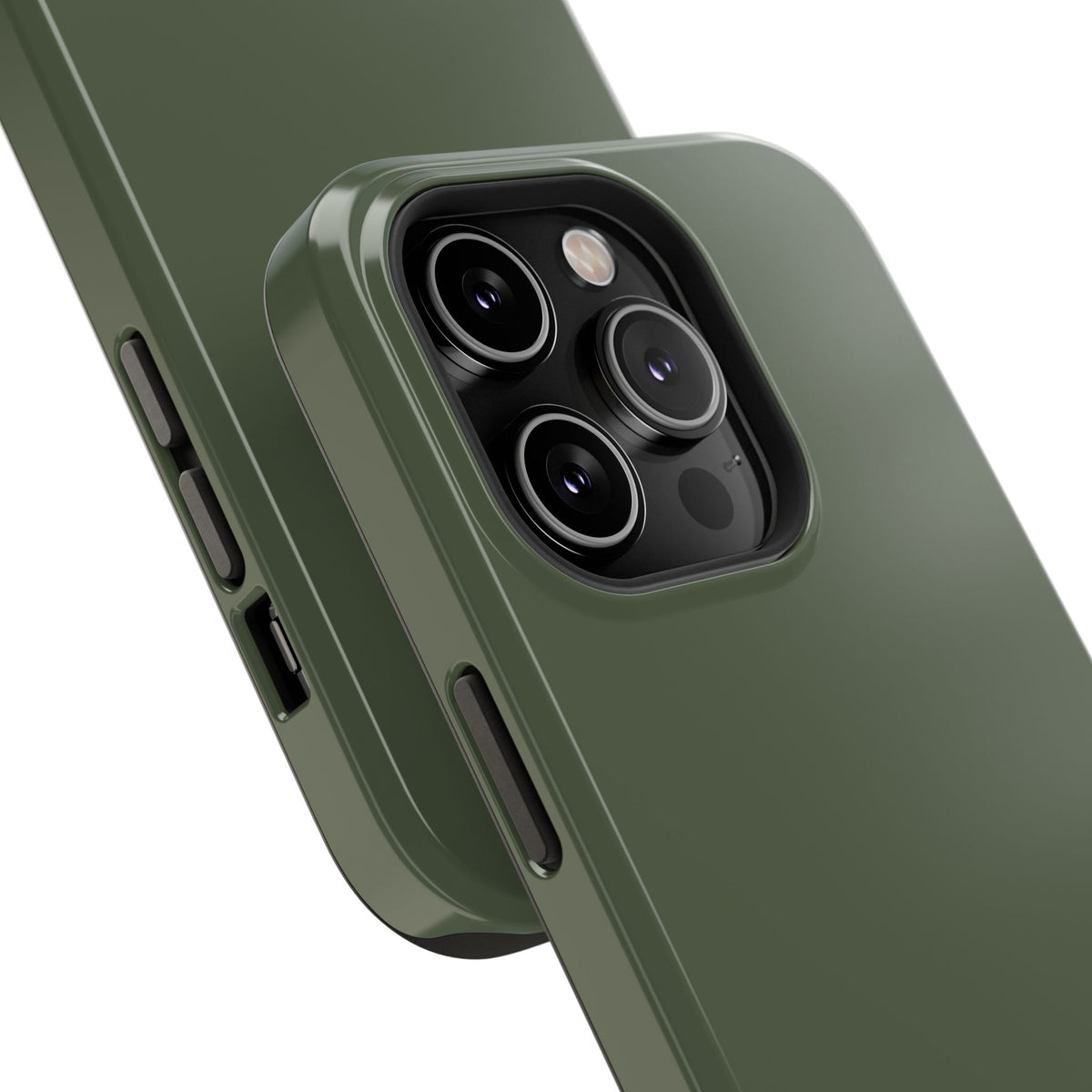 Impact-Resistant Phone Case — Military Green Protective Shockproof Cover