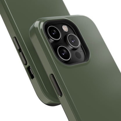 Impact-Resistant Phone Case — Military Green Protective Shockproof Cover